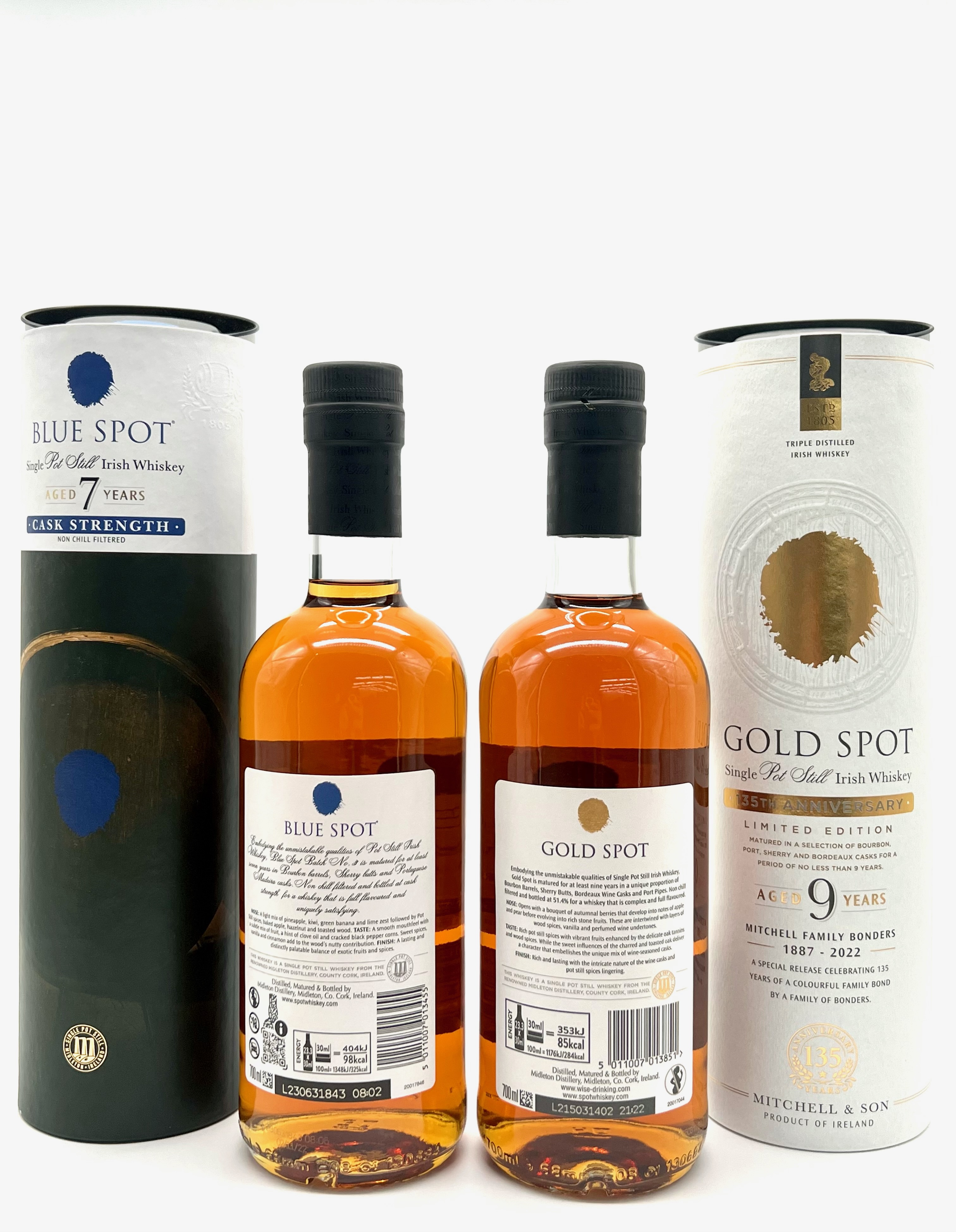 Mitchell & Son Blue Spot & Gold Spot Whiskey Bundle